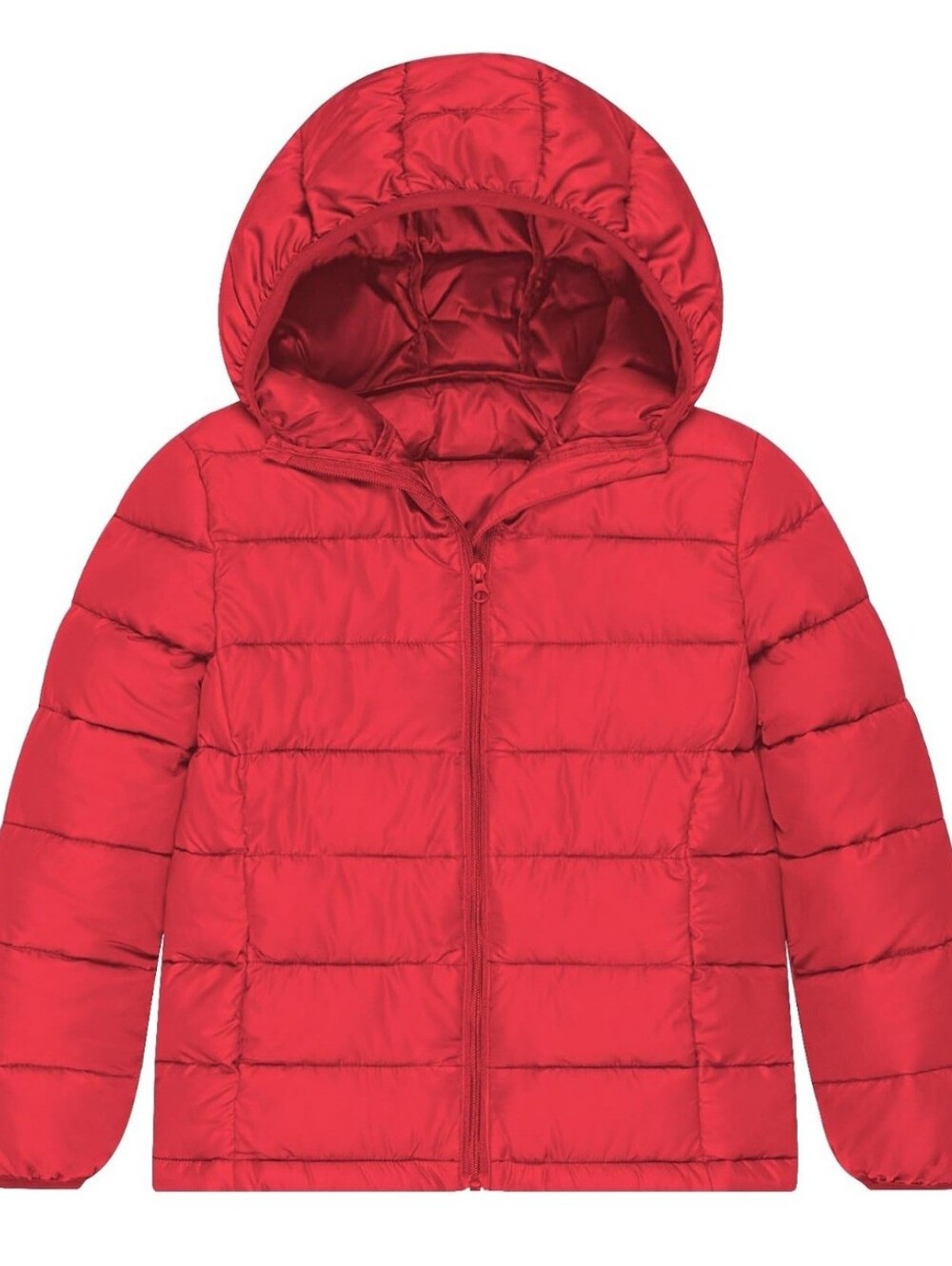 NEW Amazon Boys Lightweight Coat Windbreaker Puffer Jacket Size 10-12 Years Red
